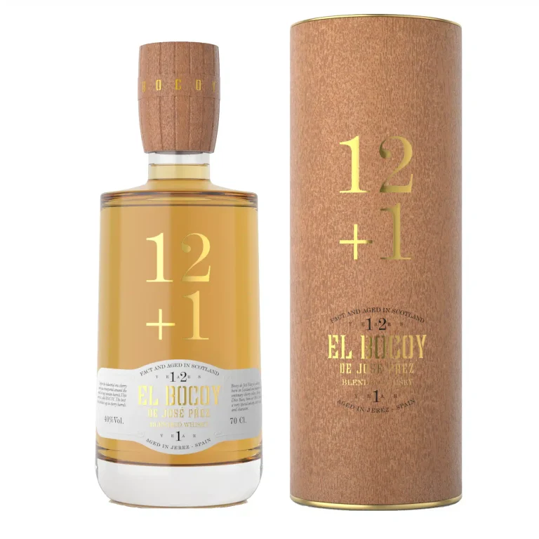 whisky 13 años el Bocoy de José Páez botella y envase