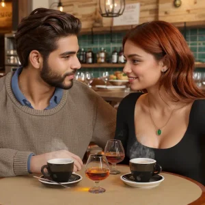 jovenes tomando cafe con un sol y sombra en México