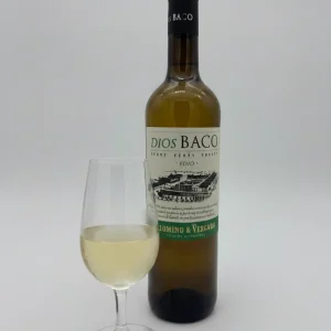 Fino Dios Baco y copa de fino