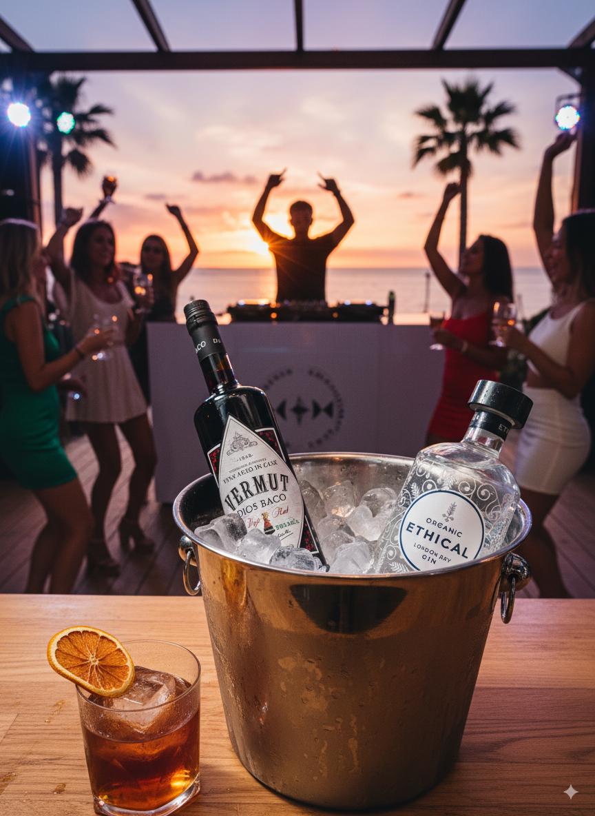 Perfect Martini en beach club