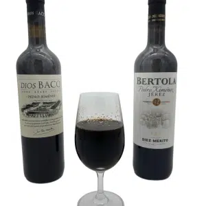 Sherry Pedro Ximénez y copa